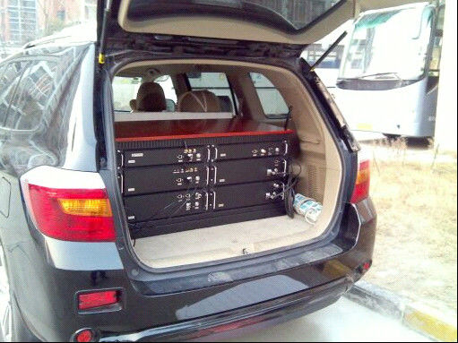 220VAC το κινητό όχημα τηλεφωνικής παρεμπόδισης παροχής ηλεκτρικού ρεύματος τοποθέτησε τον ενεργό αναχαιτιστή